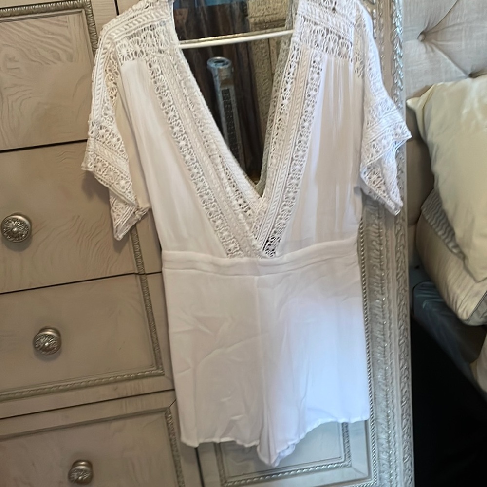 White romper from forever 21